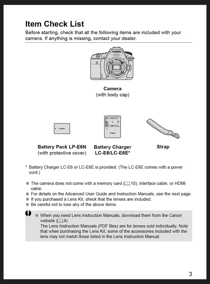 Canon EOS 90D Instruction Owners Manual EOS90D Book NEW - Image 2 of 3