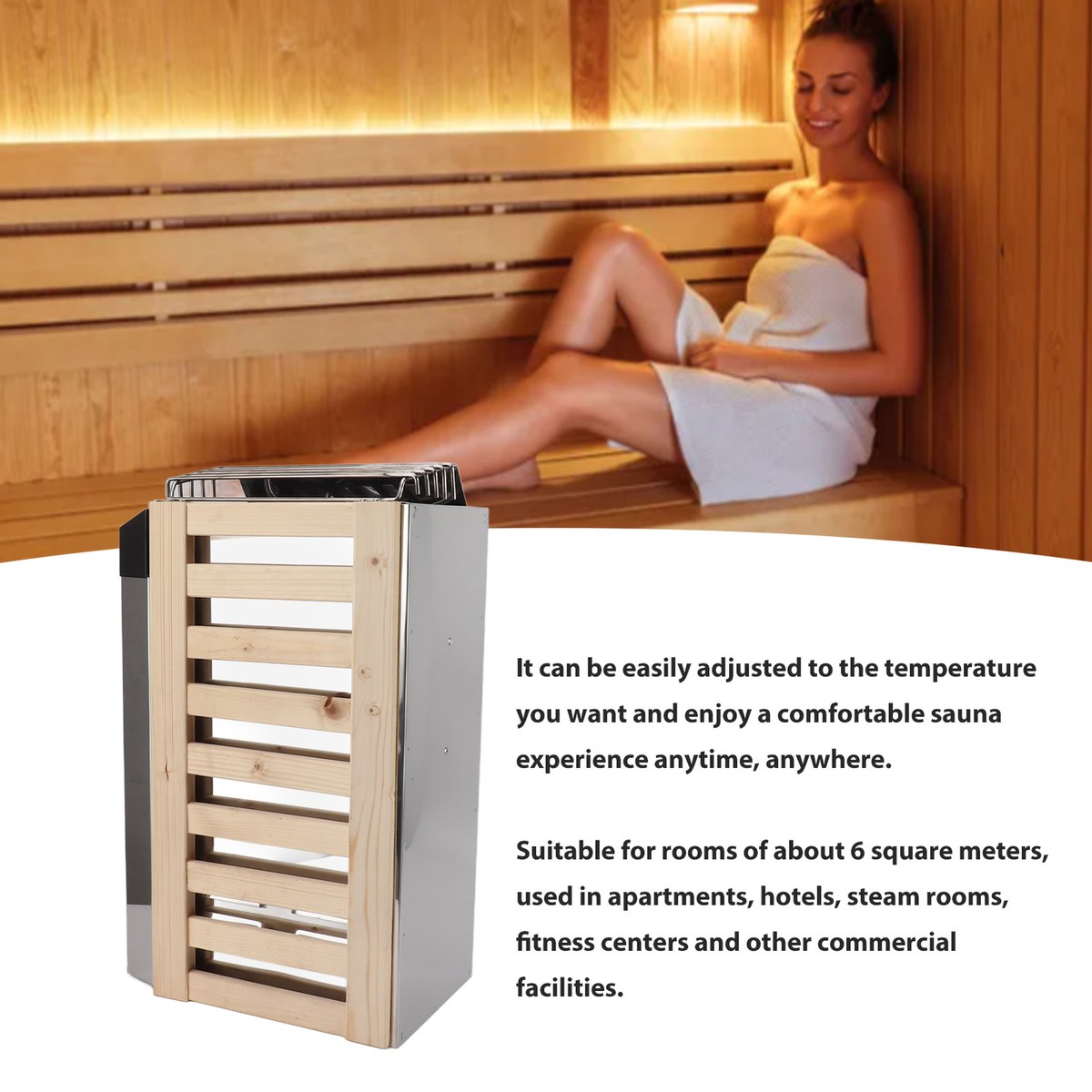 3.6KW Sauna Heater Stainless Steel Electric Sauna Stove for Home Hotel  Steam Roo | eBay