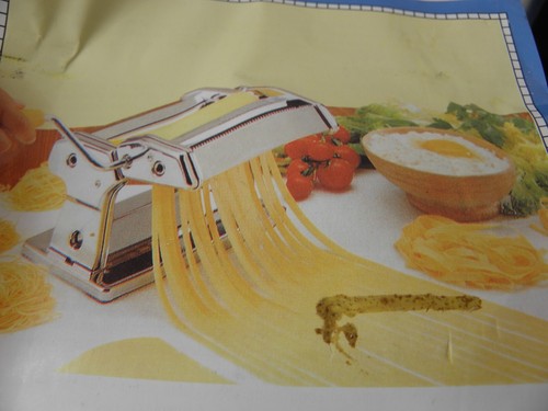 Nudel-Pasta Maschine schwer Metall verchromt 2 Messing Walzen 3,34 kg NEU & OVP - Picture 7 of 8