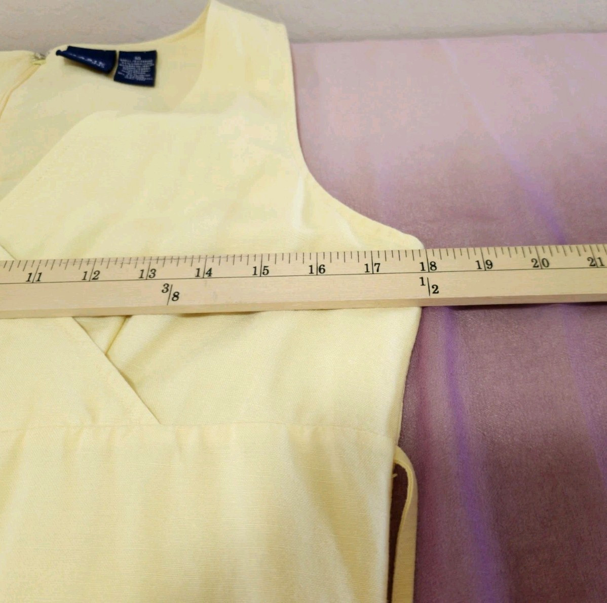 Womens Basic Editions LINEN Rayon Sleeveless Dres… - image 12