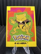 Abra #63 - Navarrete Kanto Buildable Card 2000s Vintage - Pokemon Card
