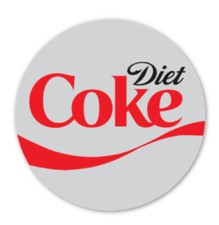 Diet Coke Sticker (3x3in)