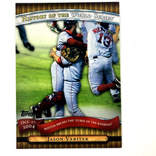 Jason Varitek 2010 Topps History of the World Series #19 MLB Boston Red Sox
