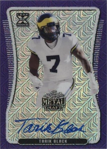 2020 Leaf Metal Draft Tarik Black #BA-TB1
