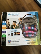 Singing Machine SingCast One Casting Bluetooth Karaoke System w/ wireless Mic.