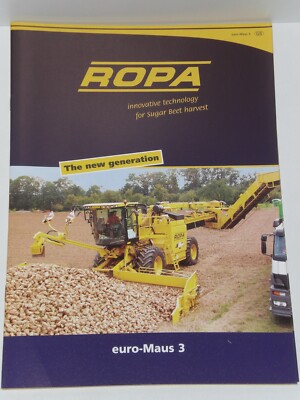 ROPA Euro Mouse 3 Sugar Beet Cleaner Loader Brochure 02/2007 English (R 101)