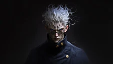 Anime jujutsu kaisen anime artist art ai ryomen Stitched Gaming Mat Desk 21765