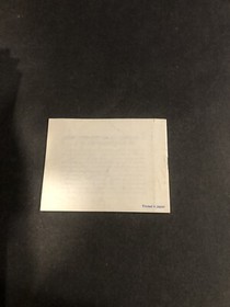 Gauntlet 2 nes Manual Only