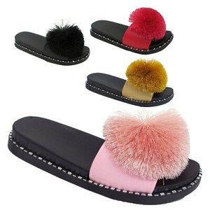 kids pom pom slippers