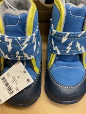NEW See Kai Run Basics Blake Blue Winter Boots - Toddler Boys Size 4