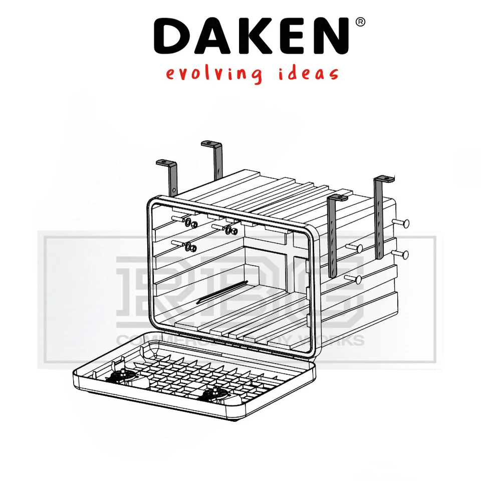 DAKEN JUST Toolbox Multiple Sizes Tool Box Lorry Side Locker Truck Storage Box - Image 3 of 4