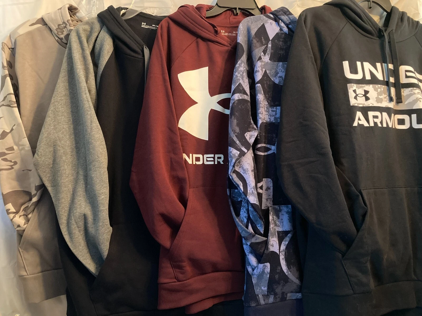 NWT Men's Regular/Big & Tall Under Armour Rival Fleece Pullover Hoodie assorted