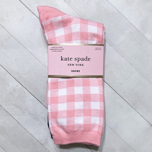 Calcetines Kate Spade Crew 3 Pares ELIGE Flor Lunares Rayas Leopardo Nueva York - Imagen 13 de 142