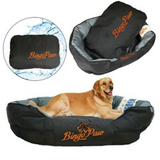 Heavy Duty L/XL/XXL Comfy Dog Bed Bolsters Beds Pet Cat Padded Cushion Mattress