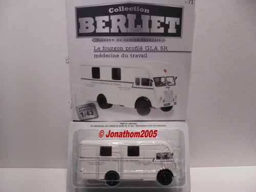 Berliet gla 5 f sapeurs-pompiers fourgon incendie 1/43 - Collection
