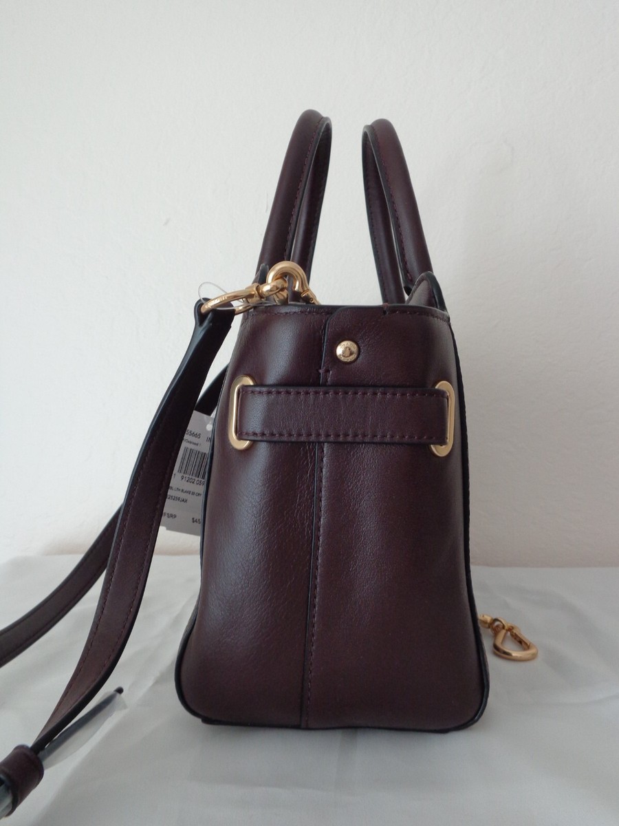 Coach NWT F55665 Coach Bubble Leather Blake 25 Carryall In Oxblood