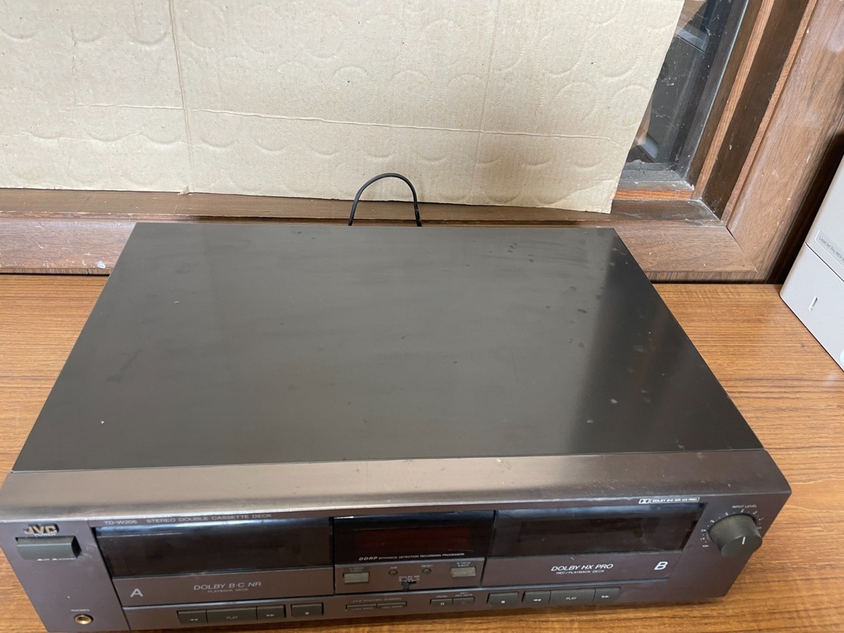 JVC Td-w205 Dual Cassette Deck Tape Player Recorder Shq4 for sale