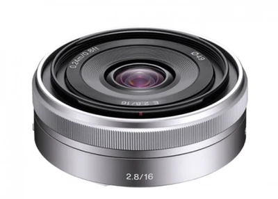 Objectif Sony E 16 mm f/2,8 Pancake SEL16F28 Alpha E-Mount sans miroir NEW EX... - Photo 1/3