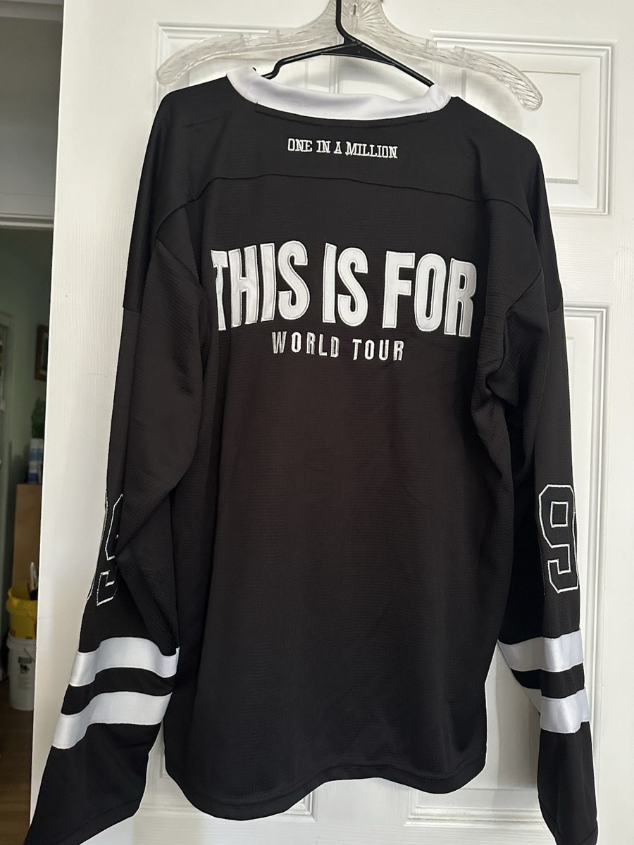 TWICE 2026 “This Is For” World Tour Jersey Black White Size L