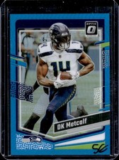 2023 Panini Donruss Optic DK Metcalf Aqua Prizm #/299 Seahawks