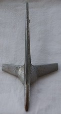 1955 Ford Fairlane Hood Ornament Bn 16850-a Jet Plane Chrome Plated Car Partt 1955 Ford Fairlane Hood Ornament Bn 16850-a Jet Plane Chrome Plated Car Partt