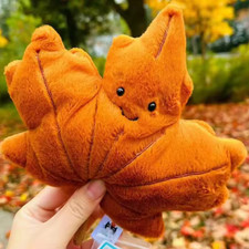 Jellycat - Rare/Retired- Large woodland maple leaf -BNWT