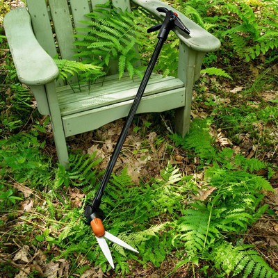 3-Position Hedge Shears with 36'' Handle Swivels 180° for Easy Overhead Trimming