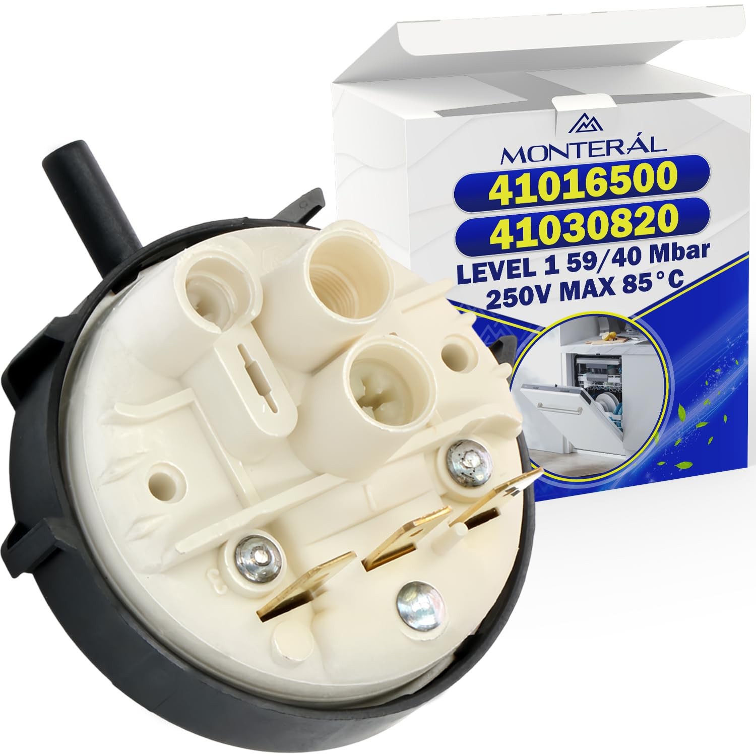 Pressostat de lave-vaisselle Type 760 pour réguler la pression d'eau avec précision