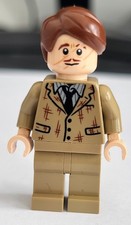 Lego Harry Potter Professor Remus Lupin  (Dark Tan Suit)Minifigure