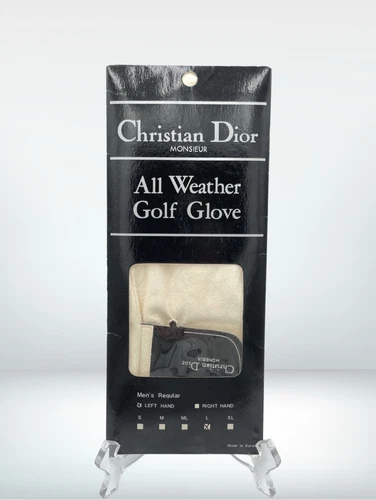 Grand gant de golf Christian Dior tout temps main gauche vintage
