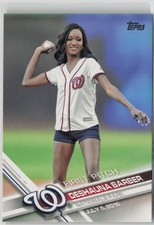 2017 Topps #FP-5 Deshauna Barber First Pitch US ARMY MISS USA