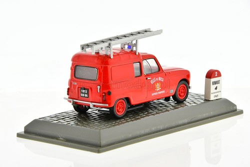 RENAULT 4 Fourgonnette Fire de Nice 1965 1/43 Universal Hobbies - Picture 3 of 5