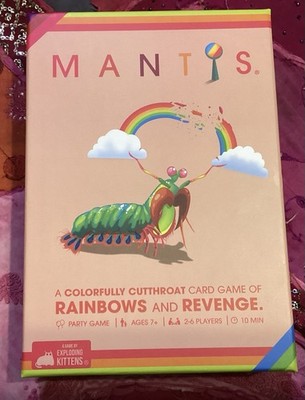 Mantis Colorfully Cutthroat Card Game Rainbows and Revenge SEALED Box Fun Family