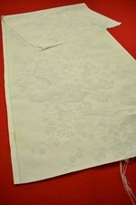 Vintage Japanese Silk Kimono Fabric Textile Remnant Craft Material 39.4"/CL98/65