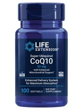 Life Extension Super Ubiquinol CoQ10 with Enhanced Mitochondrial Support, He...