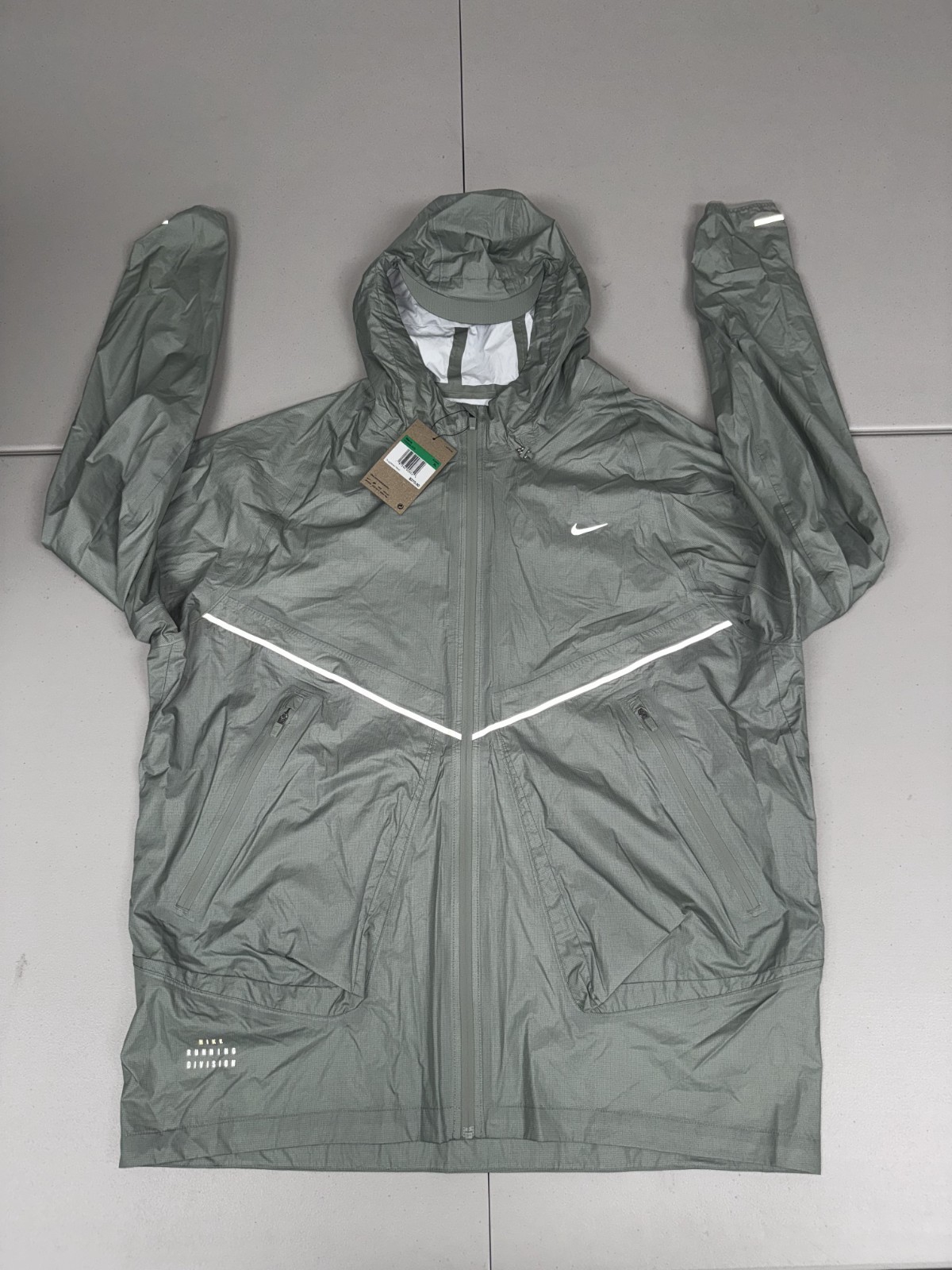 Nike Run Division Storm-FIT ADV Running Jacket Green FZ0622-370 Mens Size 2XL