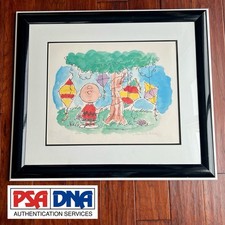 CHARLES M. SCHULZ * PSA * Limited Edition AUTOGRAPH Good Grief Lithograph Signed