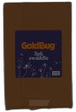 Goldbug 100% Muslin Nursery Swaddle And Receiving Blankets 3-pack - Backyard Bug