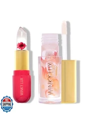 Winky Lux Winter Blossom Pink Lip Kit – Ultra Nourishing Pink Flower PH Lip B