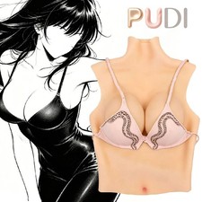 Realistic C-H Cup Silicone Breast Forms Breast Plate Fake Boobs For Crossdresser