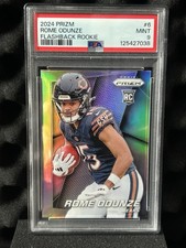 Panini 2024 Prizm Rome Odunze Flashback Rookie #6 PSA 9 Chicago Bears NFL