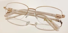 Originale KOKOXILI 2032 S145 Eyeglasses GOLD Metal New 53-16-138 Semi-Rimless