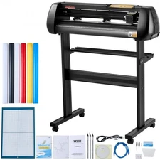 VEVOR Vinyl Cutter Machine,Upgraded 28" Paper Feed Cutting Plotter Bundle,Ad