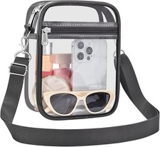 Clear Purse Stadium Transparent Messenger Bag Stadium Approved