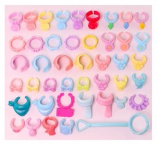 10 pcs Random Collar LPS Accessories Bag For Minilpsshop LPS Pet Toy Kid Gift