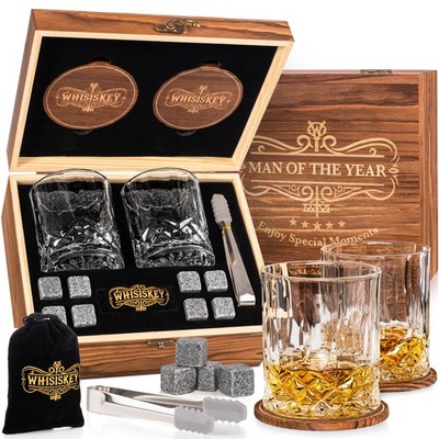Whiskygläser Set - Whisky Geschenkset für Herren - Gläser für ...