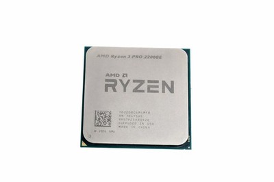 AMD Ryzen 3 Pro 2200GE 3.2GHz 3.6GHz Boost 4 Core 4 Threads AM4 TDP 35W 4MB #247