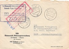 415836) DDR ZKD Dienstblg. VEB komm. Wohnungsverwaltung Groitzsch Pegau Elstert.