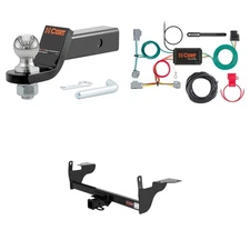 CURT Class 3 Tow Package Trailer Hitch, Wiring, Ball Mount - 13268, 56355, 45836