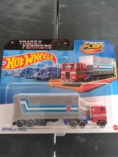Hot Wheels Transformer Bundle. Track Fleet Optimus Ultra Magnus Both Bumblebees